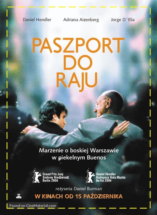 El abrazo partido - Polish poster