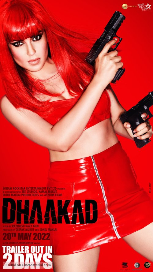 Dhaakad - Indian Movie Poster