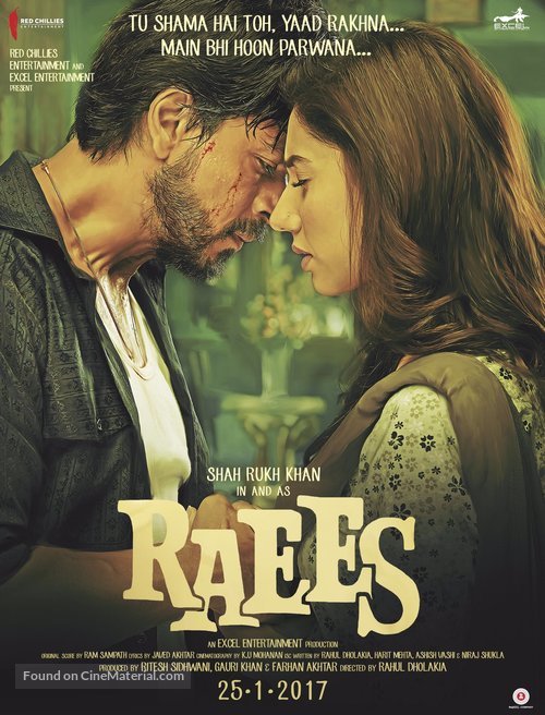 Raees - Indian Movie Poster