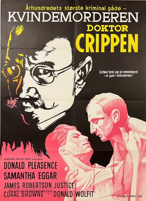 Dr. Crippen - Danish Movie Poster