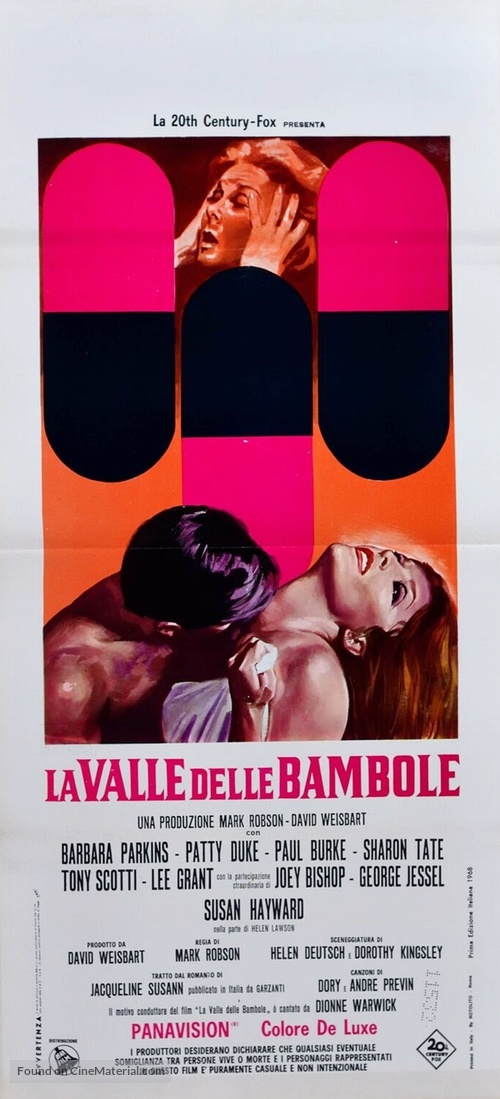 Valley of the Dolls - Italian Movie Poster