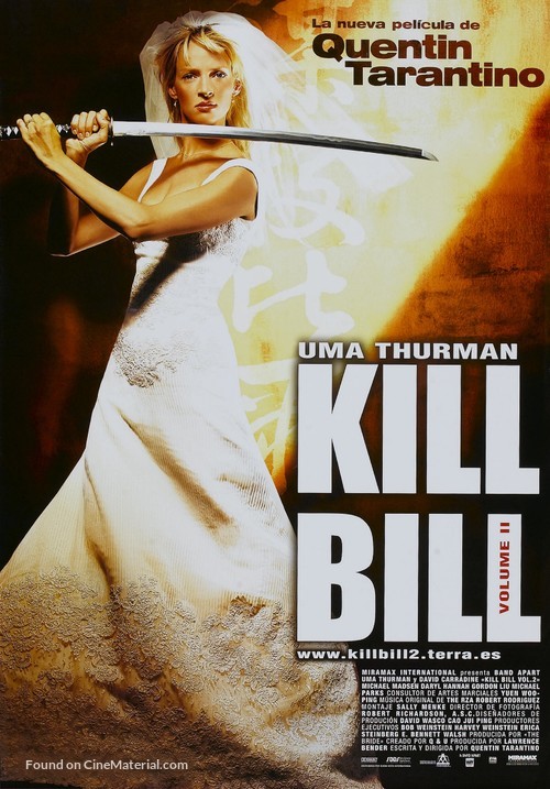 Kill Bill: Vol. 2 - Spanish Movie Poster