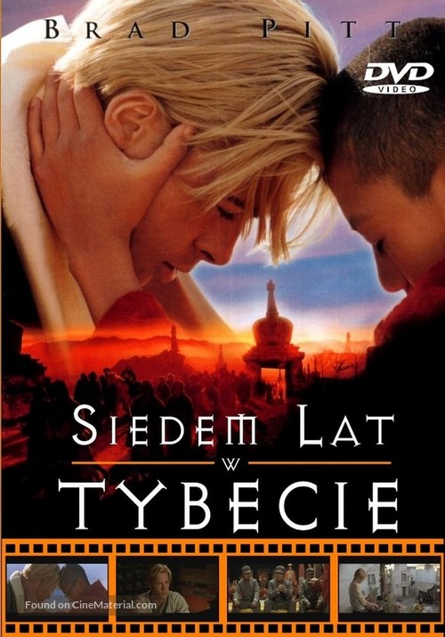 Seven Years In Tibet - Polish DVD movie cover