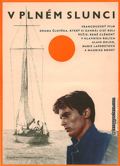 Plein soleil - Czech Movie Poster
