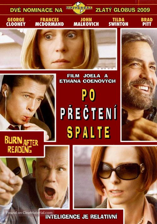 Burn After Reading - Czech Movie Cover