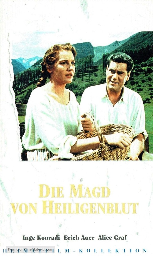 Die Magd von Heiligenblut - German VHS movie cover