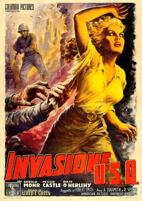 Invasion USA - Italian Movie Poster