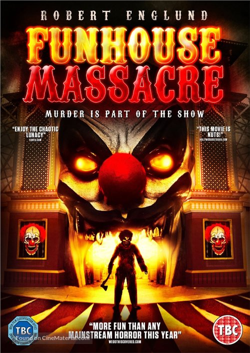 The Funhouse Massacre - British DVD movie cover