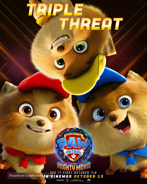 PAW Patrol: The Mighty Movie - British Movie Poster