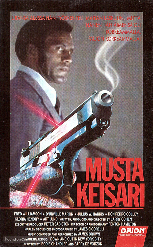 Black Caesar - Finnish VHS movie cover