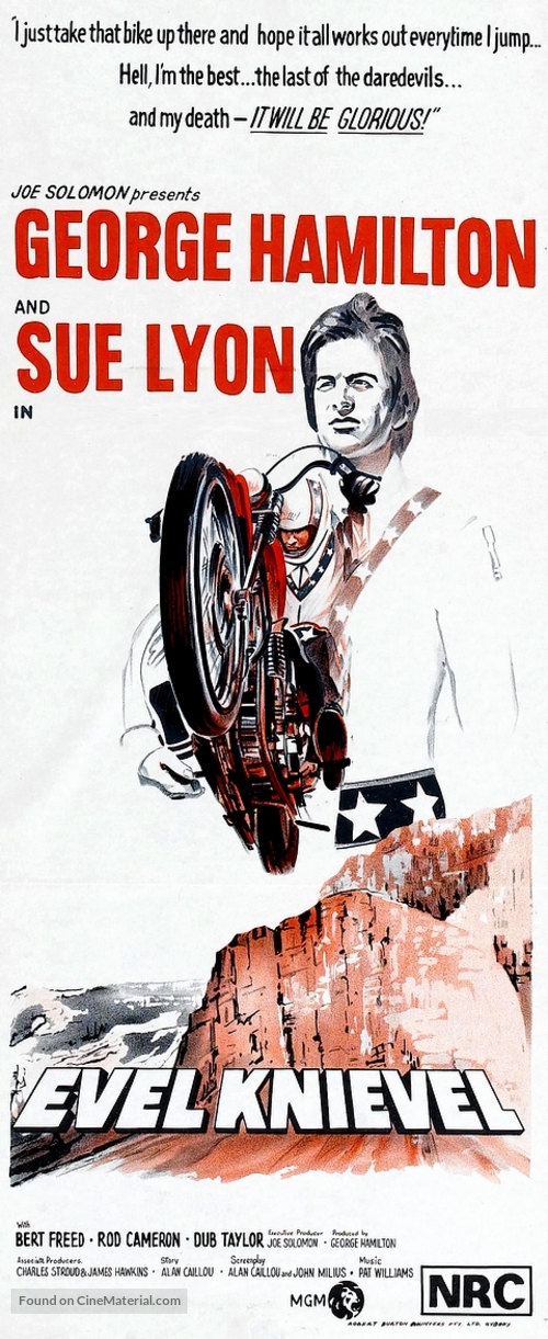 Evel Knievel - Australian Movie Poster