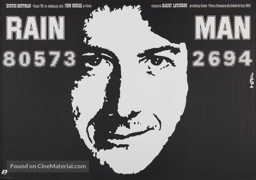 Rain Man - Polish Movie Poster