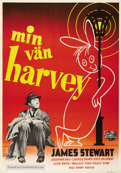 Harvey - Swedish Theatrical movie poster