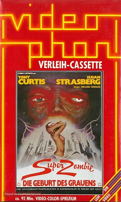 The Manitou - German VHS movie cover