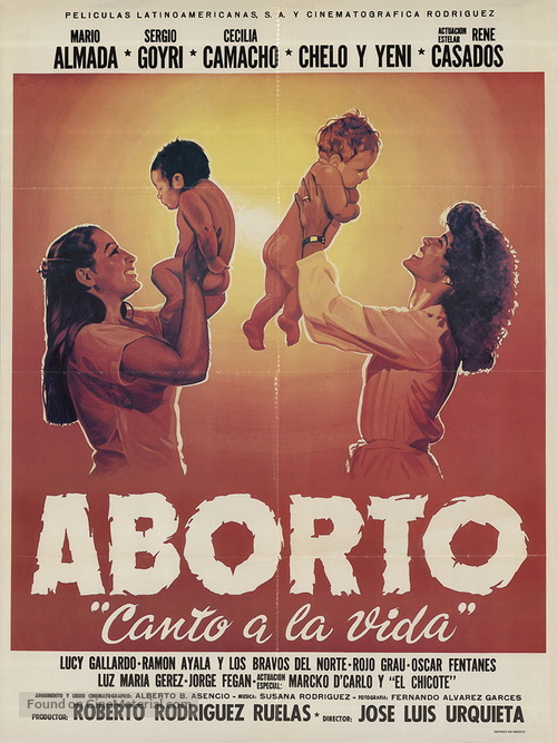 Aborto: Canto a la vida - Mexican Movie Poster