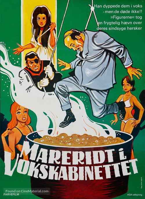 Nightmare in Wax - Danish Movie Poster