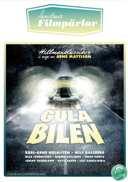Den gula bilen - Swedish Movie Cover