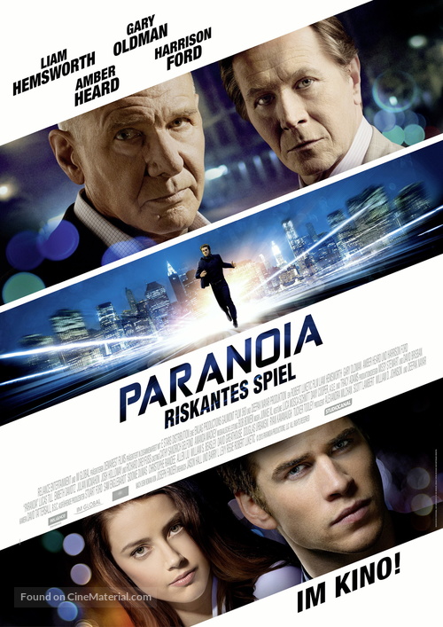 Paranoia - German Movie Poster