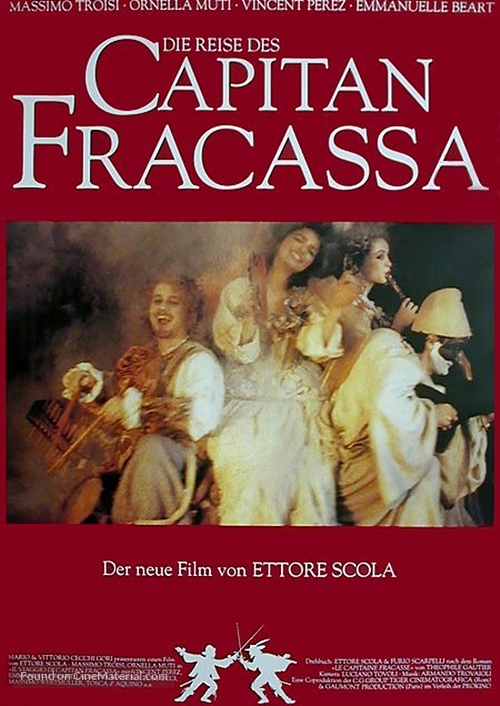 The Voyage Of Captain Fracassa 1990 German Movie Poster