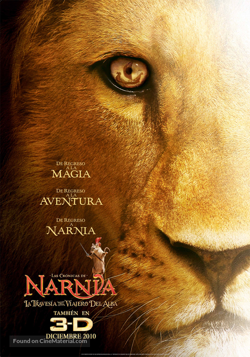 The Chronicles of Narnia: The Voyage of the Dawn Treader - Spanish Movie Poster