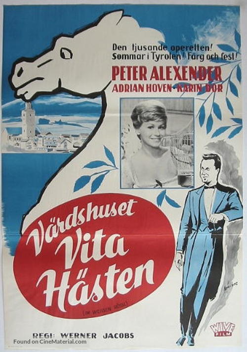 Im wei&szlig;en R&ouml;&szlig;l - Swedish Movie Poster