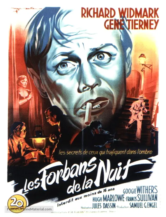 Night And The City 1950 French Movie Poster