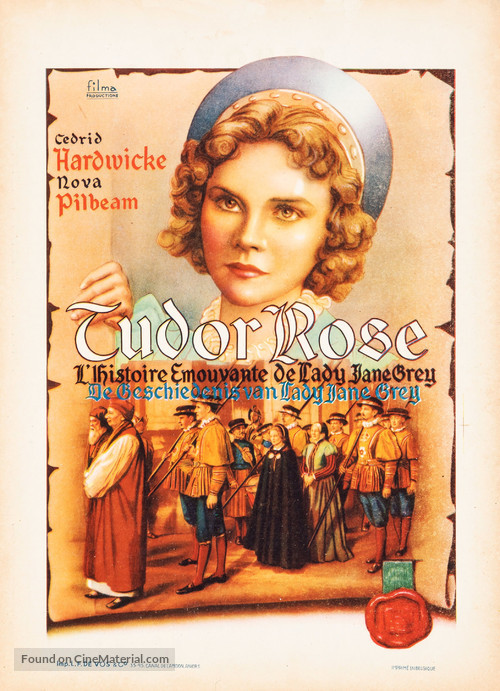 Tudor Rose - Belgian Movie Poster