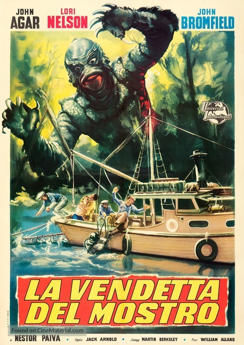 Revenge of the Creature - Italian Movie Poster