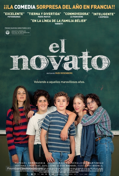 Le nouveau - Spanish Movie Poster