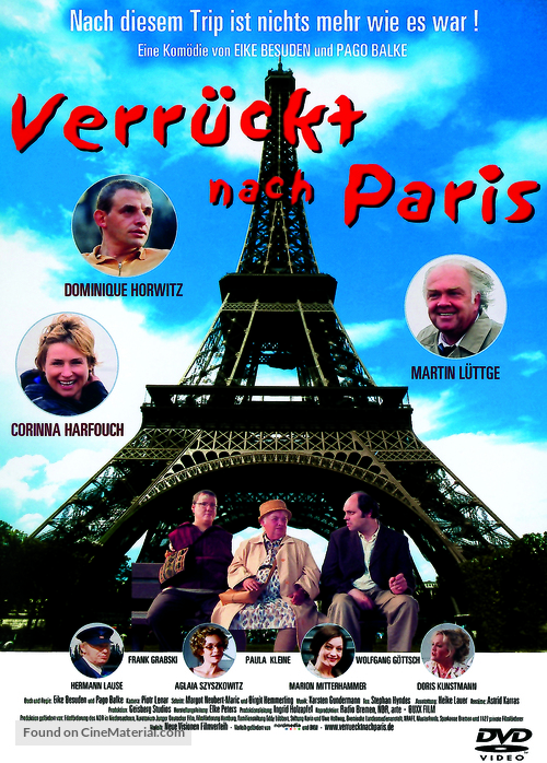 Verr&uuml;ckt nach Paris - German Movie Cover