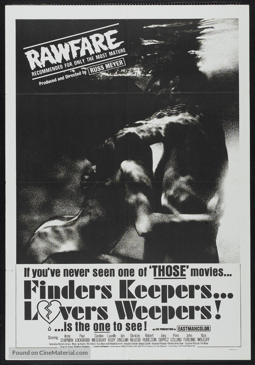 Finders Keepers, Lovers Weepers! - Movie Poster