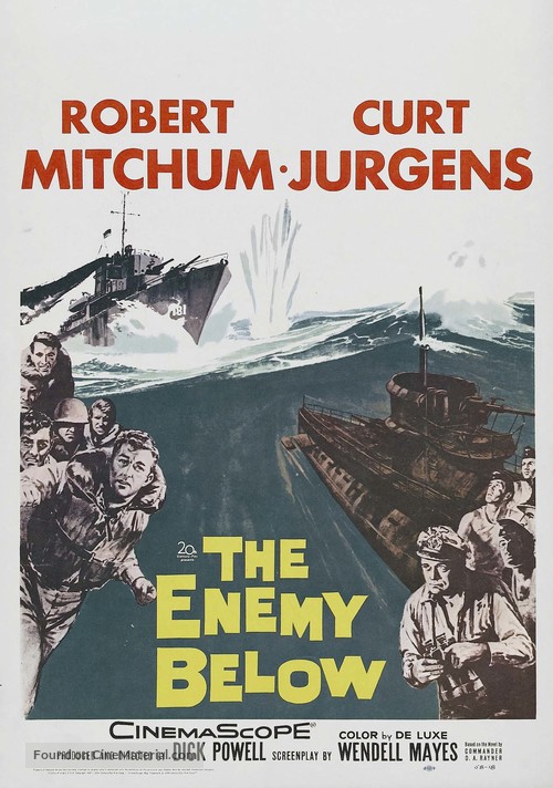 The Enemy Below - Movie Poster