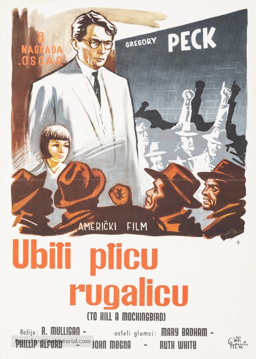 To Kill a Mockingbird - Yugoslav Movie Poster