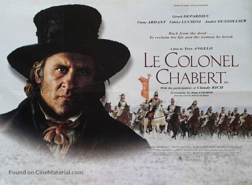 Le colonel Chabert - British Movie Poster