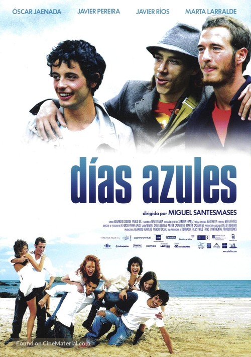 D&iacute;as azules - Spanish Movie Poster