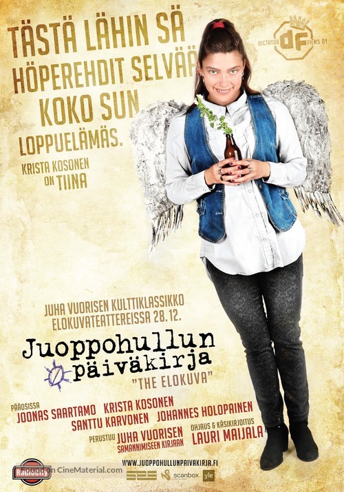 Juoppohullun p&auml;iv&auml;kirja - Finnish Movie Poster