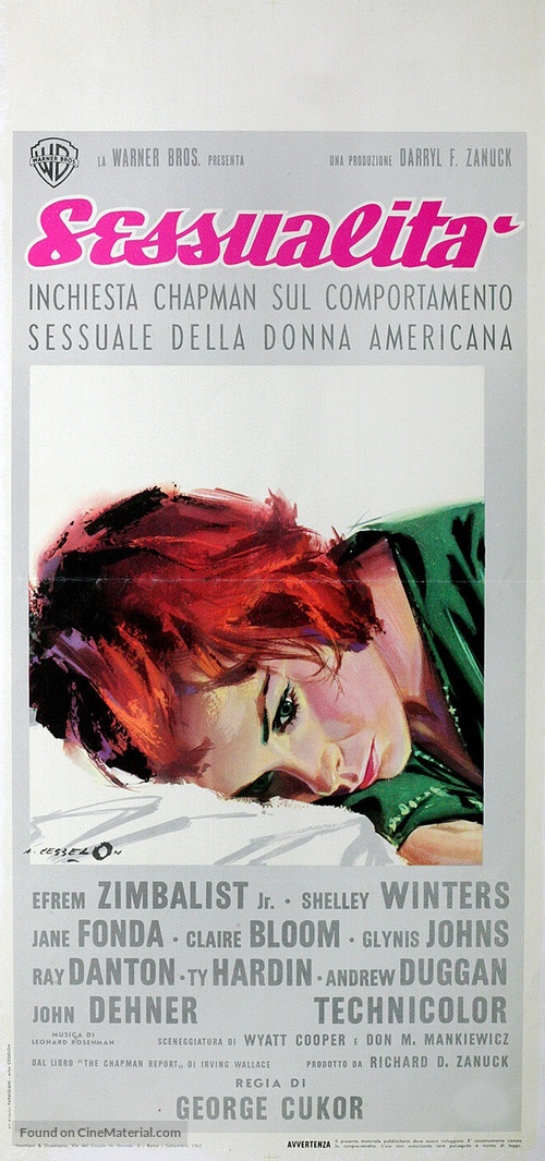 The Chapman Report - Italian Movie Poster