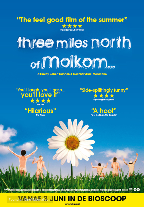Three Miles North of Molkom - Dutch Movie Poster