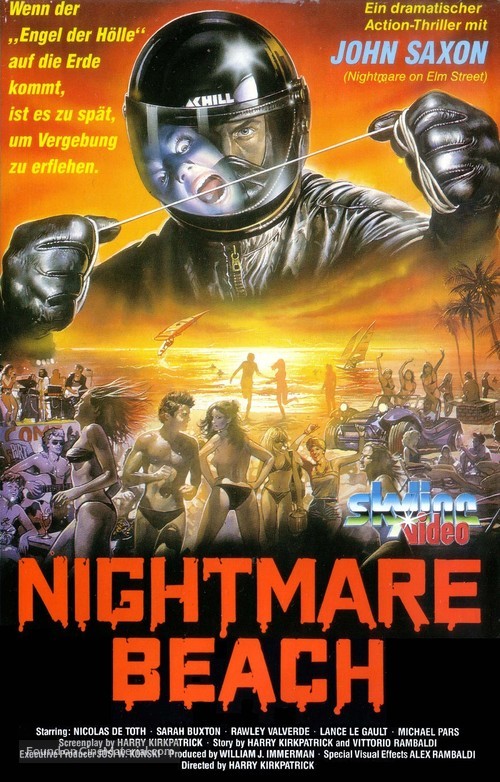 Nightmare Beach - German VHS movie cover