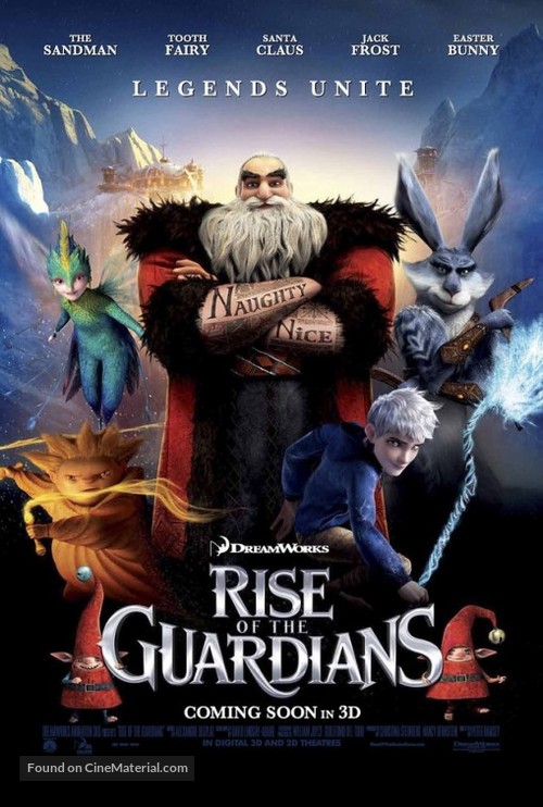 Rise of the Guardians - British Movie Poster