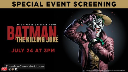 Batman: The Killing Joke - Australian poster