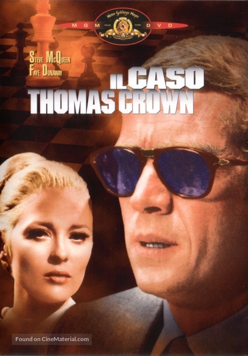 The Thomas Crown Affair - Italian DVD movie cover