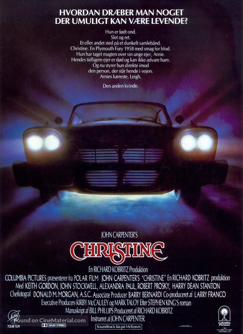 Christine - Danish Movie Poster