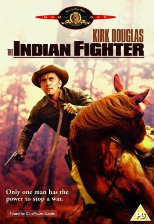 The Indian Fighter - British DVD movie cover