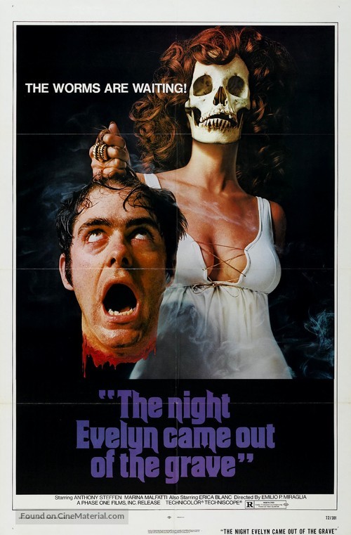 La notte che Evelyn usc&igrave; dalla tomba - Movie Poster