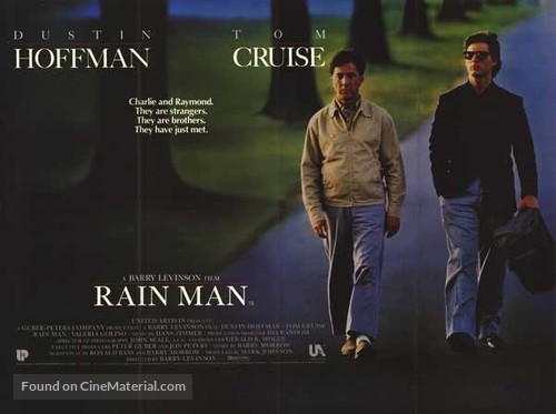 Rain Man - British Movie Poster