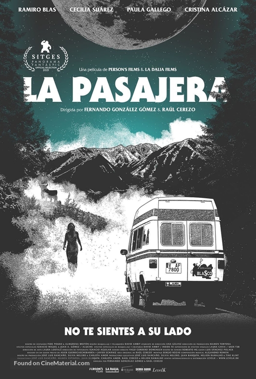 La pasajera - Spanish Movie Poster