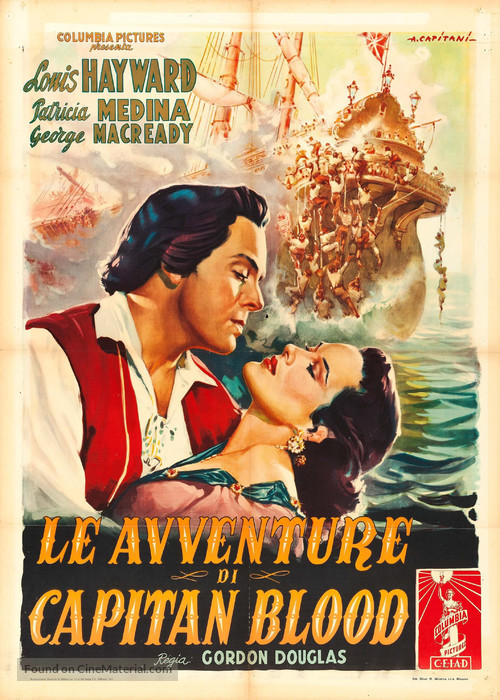 Fortunes of Captain Blood - Italian Movie Poster