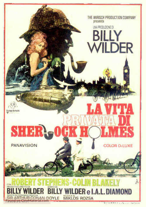 The Private Life of Sherlock Holmes - Italian Movie Poster