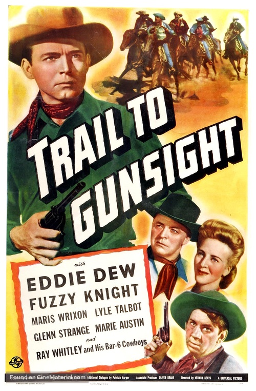 Trail to Gunsight - Theatrical movie poster